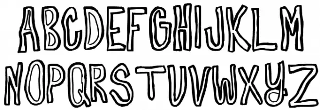 EverythingsFine-Regular Шрифта ВЕРХНИЙ