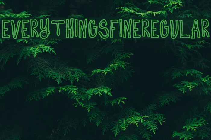 EverythingsFine-Regular Example 3