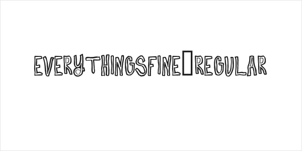 EverythingsFine-Regular Logo