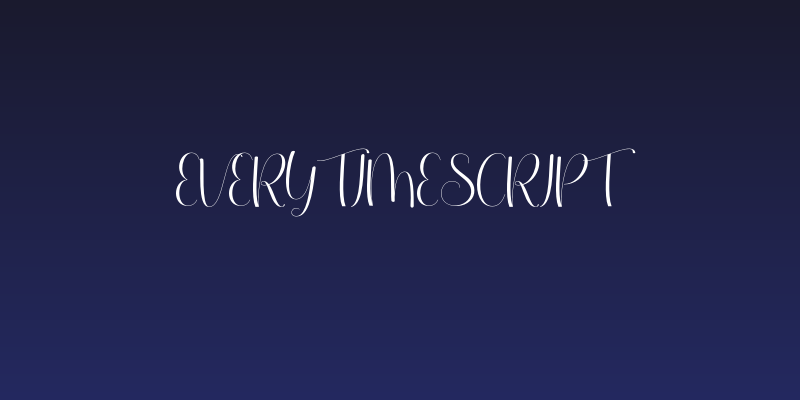 EverytimeScript Social Header