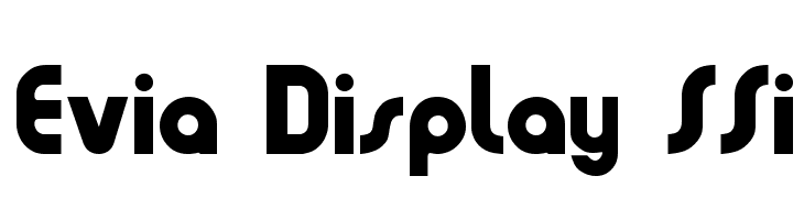 Evia Display SSi  フリーフォントのダウンロード
