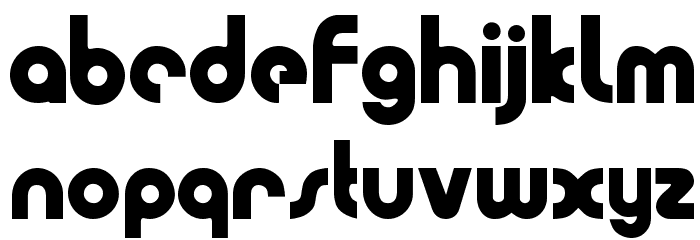 Evia Display SSi Font LOWERCASE