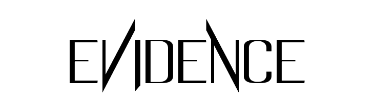Evidence  Free Fonts Download