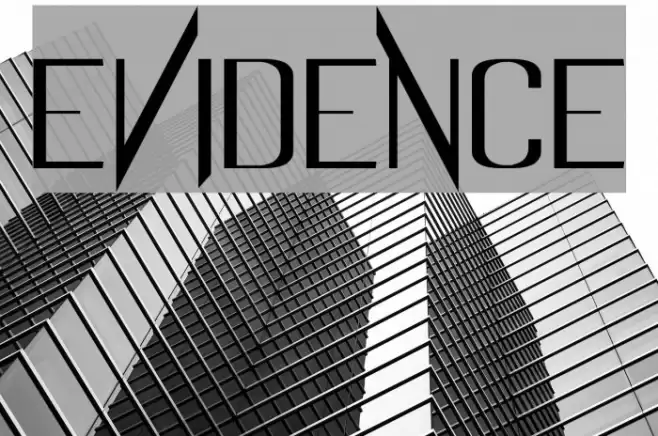 Evidence Font examples