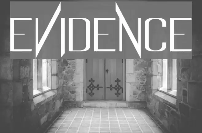 Evidence Font examples