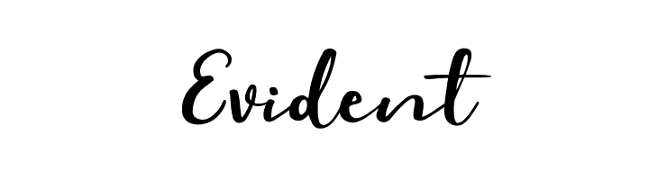 Evident  免费字体下载