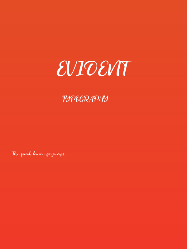 Evident Poster