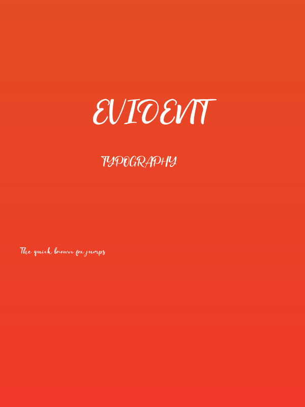 Evident Poster