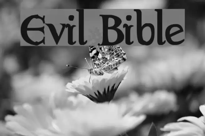 Evil Bible Example 3