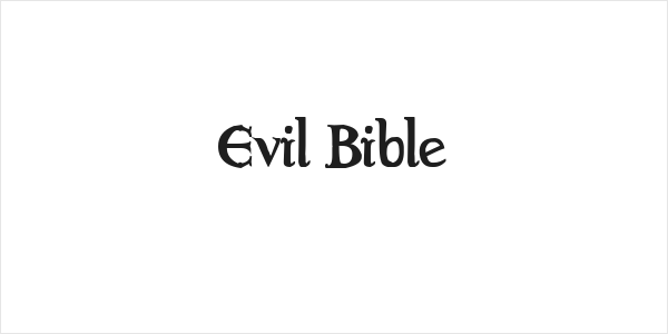 Evil Bible Logo