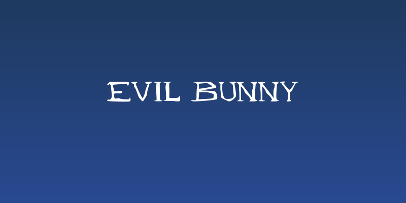 Evil Bunny Social Header