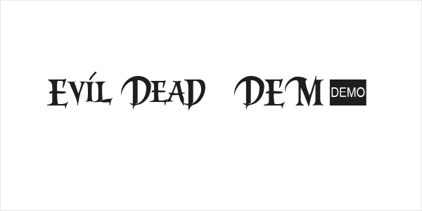 Evil Dead 3 DEMO Logo