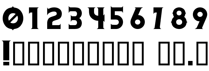 Evil Dead Font OTHER CHARS