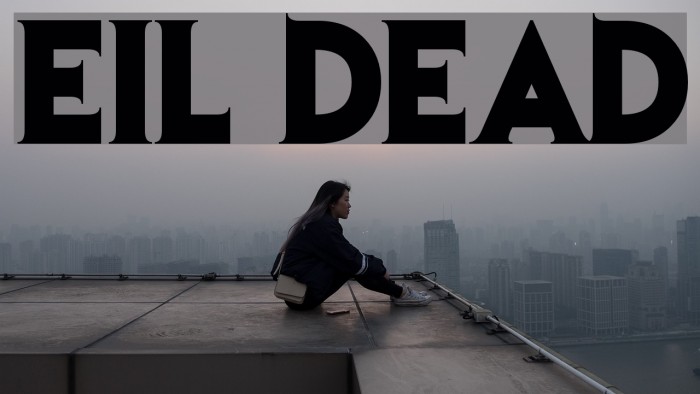 Evil Dead Font examples