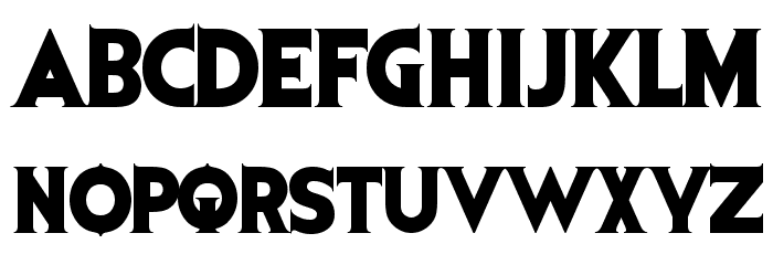 Evil Dead Font LOWERCASE