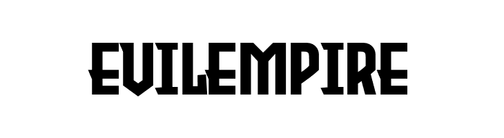 Evil Empire  Frei Schriftart Herunterladen