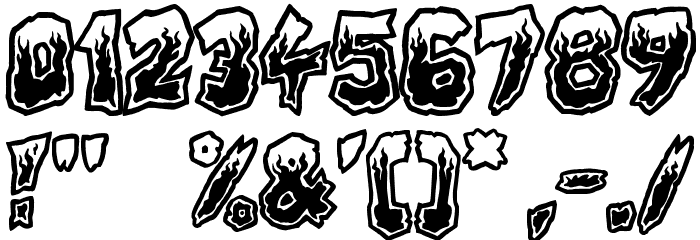 Evil Highway Font OTHER CHARS
