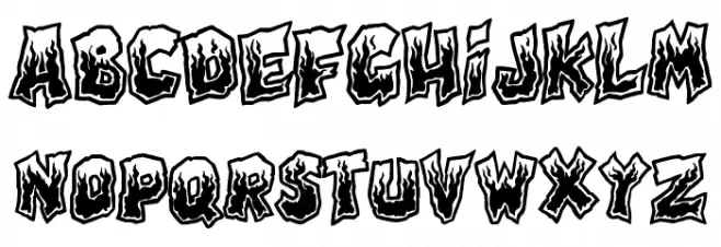 Evil Highway Schriftart Groß