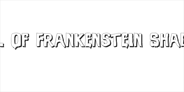 Evil Of Frankenstein Shadow Logo
