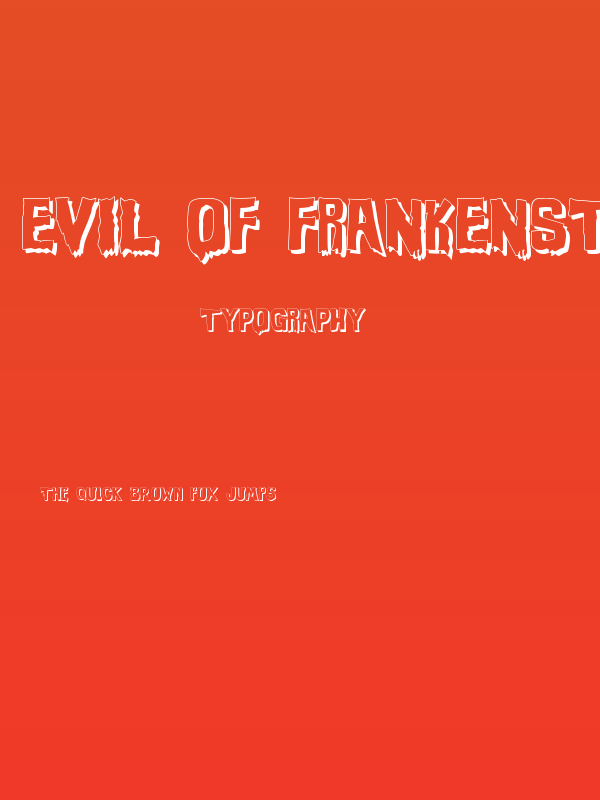 Evil Of Frankenstein Shadow Poster