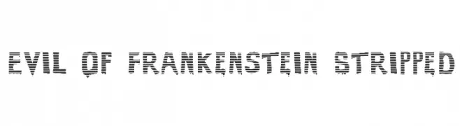 Evil Of Frankenstein Stripped  Fuentes Gratis Descargar