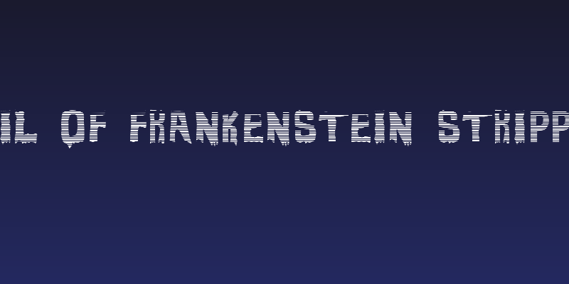 Evil Of Frankenstein Stripped Social Header