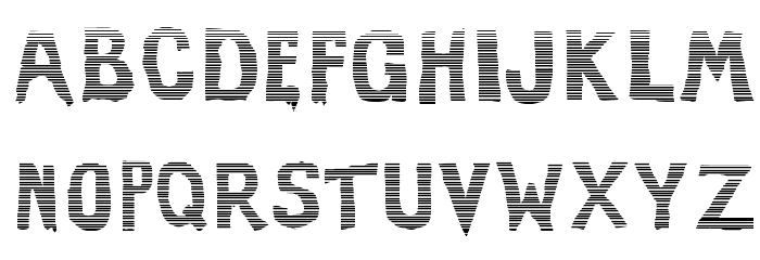 Evil Of Frankenstein Stripped Font LOWERCASE
