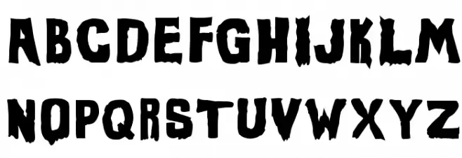 Evil Of Frankenstein UltraBlack Шрифта ВЕРХНИЙ