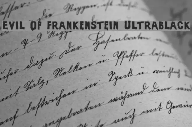 Evil Of Frankenstein UltraBlack Example 2