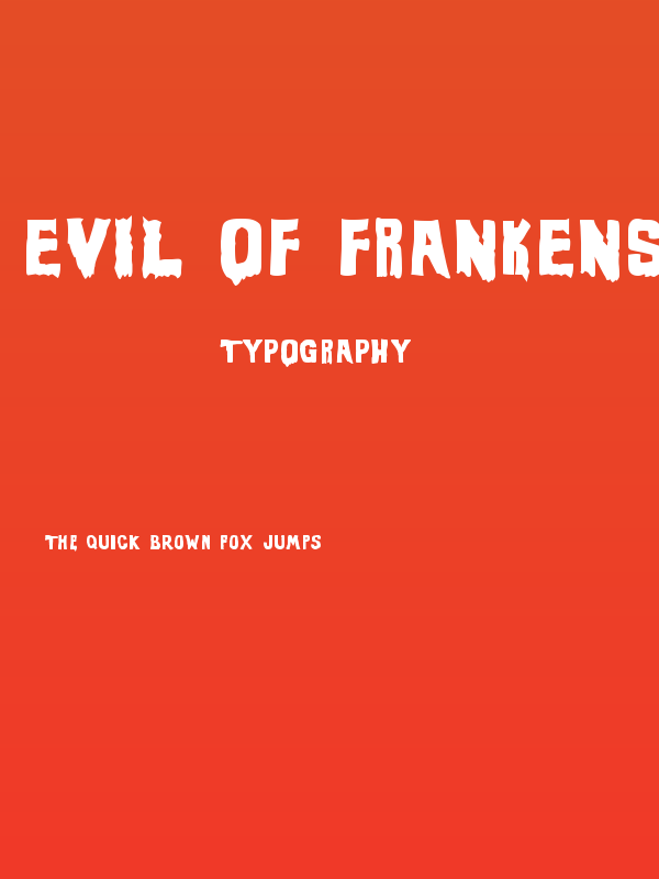 Evil Of Frankenstein UltraBlack Poster