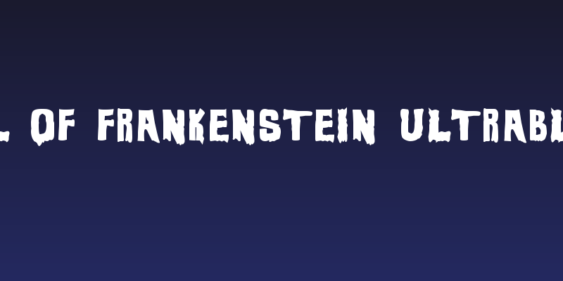Evil Of Frankenstein UltraBlack Social Header