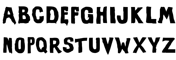 Evil Of Frankenstein UltraBlack Font LOWERCASE