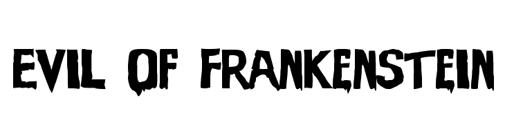 Evil Of Frankenstein  免费字体下载