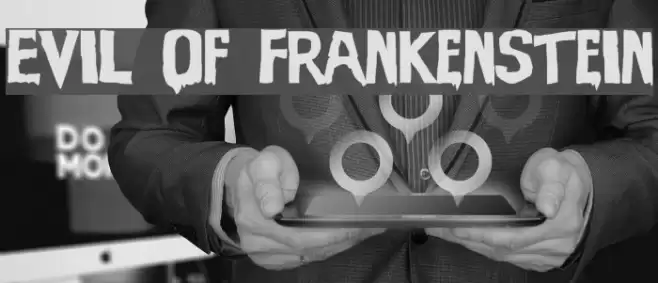 Evil Of Frankenstein Font examples