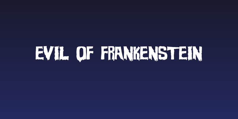Evil Of Frankenstein Social Header