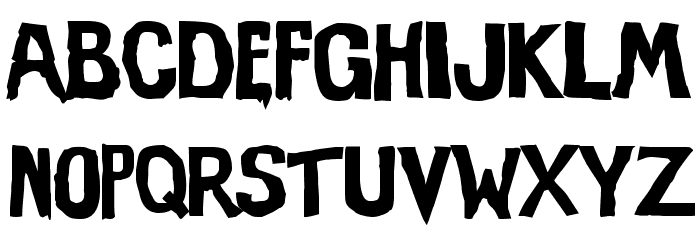 Evil Of Frankenstein Font LOWERCASE
