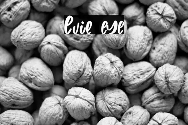 Evil eye Font examples