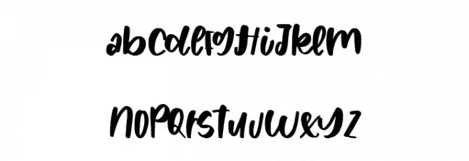 Evil eye Font Litere mici