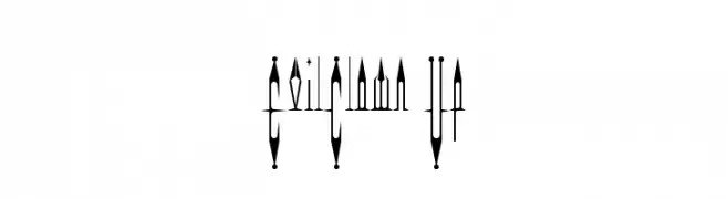 EvilClown Up  font caratteri gratis