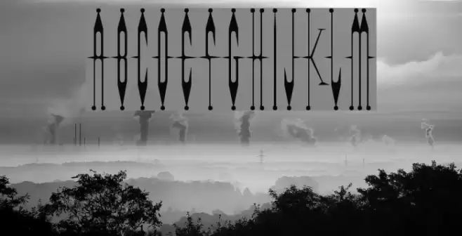 EvilClown Up Font examples