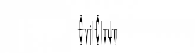EvilClown  フリーフォントのダウンロード