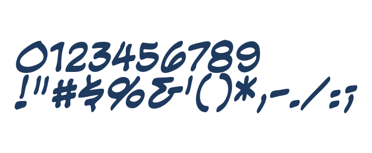 EvilGenius BB Bold Other Characters