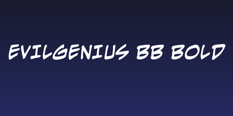 EvilGenius BB Bold Social Header