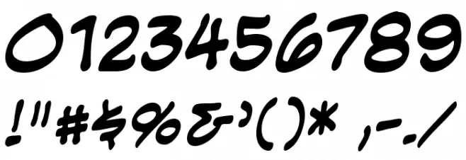 EvilGeniusBB-Bold Font OTHER CHARS