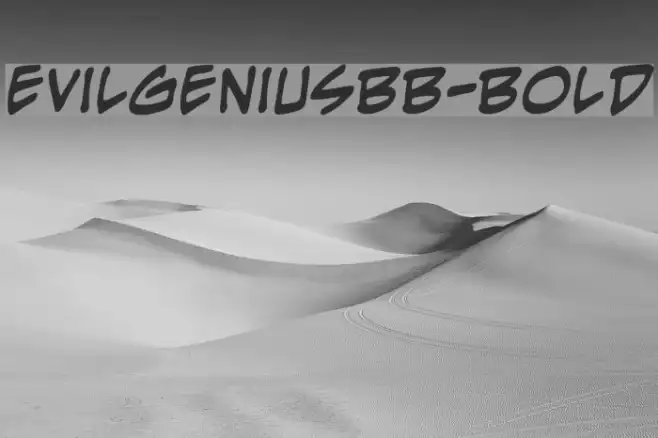 EvilGeniusBB-Bold Example 2