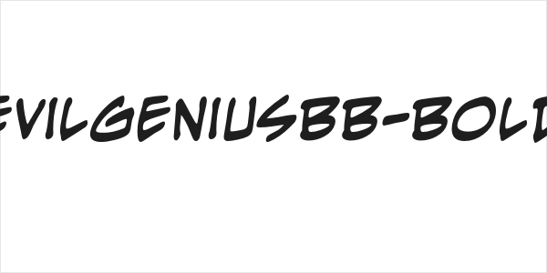 EvilGeniusBB-Bold Logo