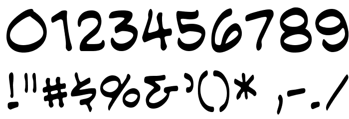 EvilGeniusBB Font OTHER CHARS