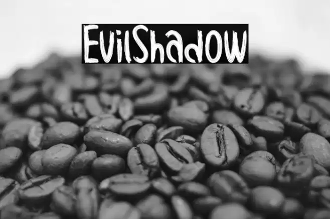 EvilShadow Font examples