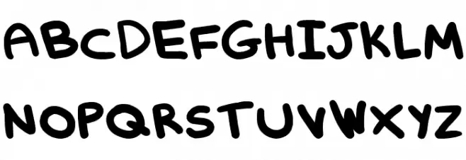 EvilSporkGirl Fonte MAIÚSCULAS