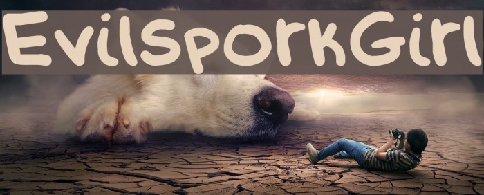 EvilSporkGirl Font examples